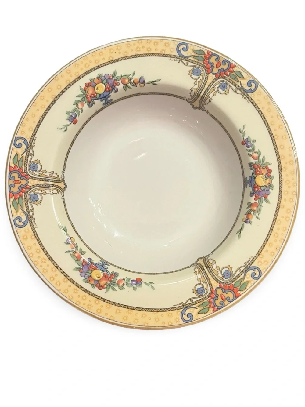 Myott Staffordshire English China Seville Pattern Fruit/Dessert Bowl 6” Diameter